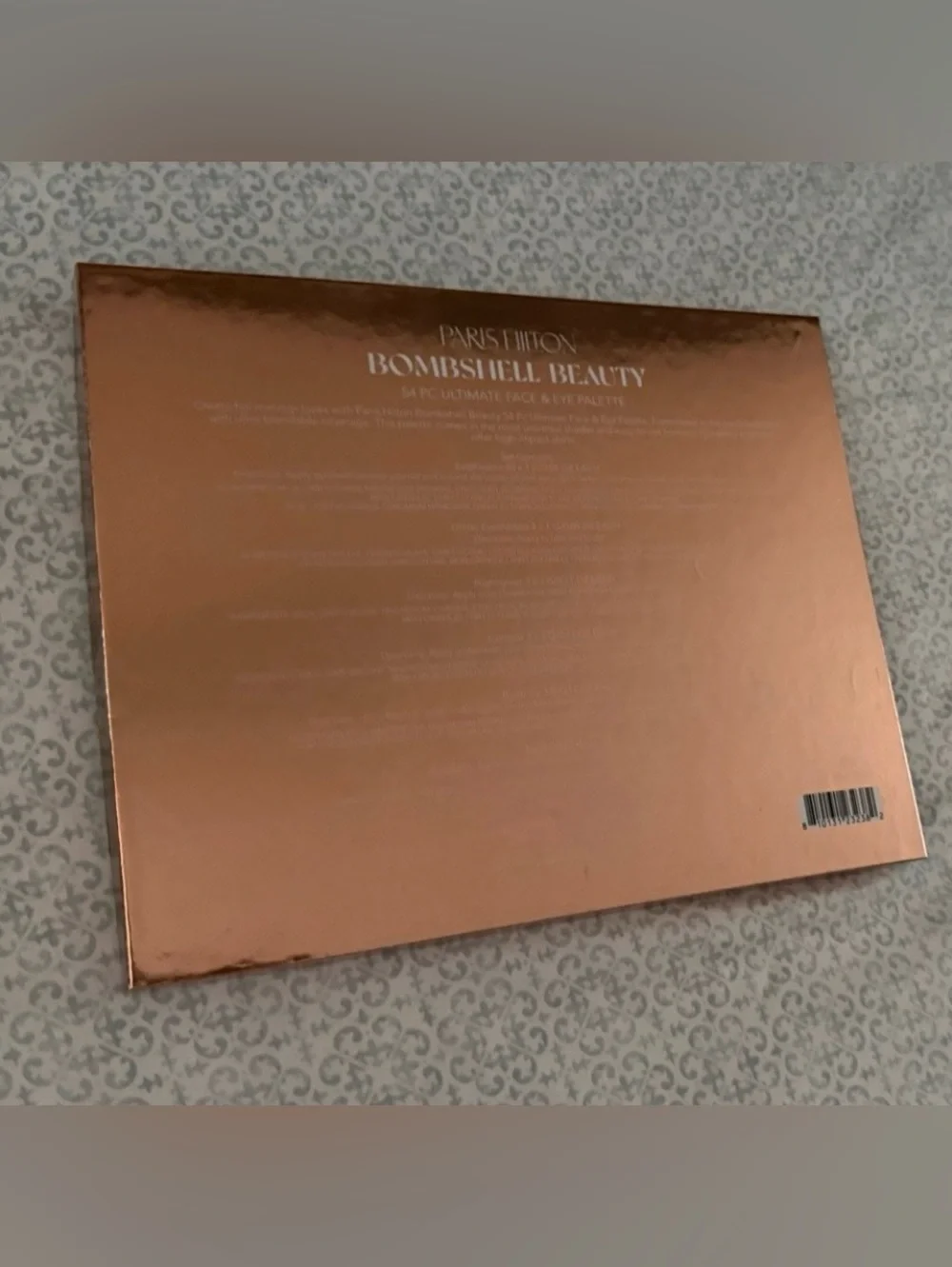 Paris Hilton Bombshell Beauty 54-Piece Ultimate Face & Eye Palette Approx 11”x9”